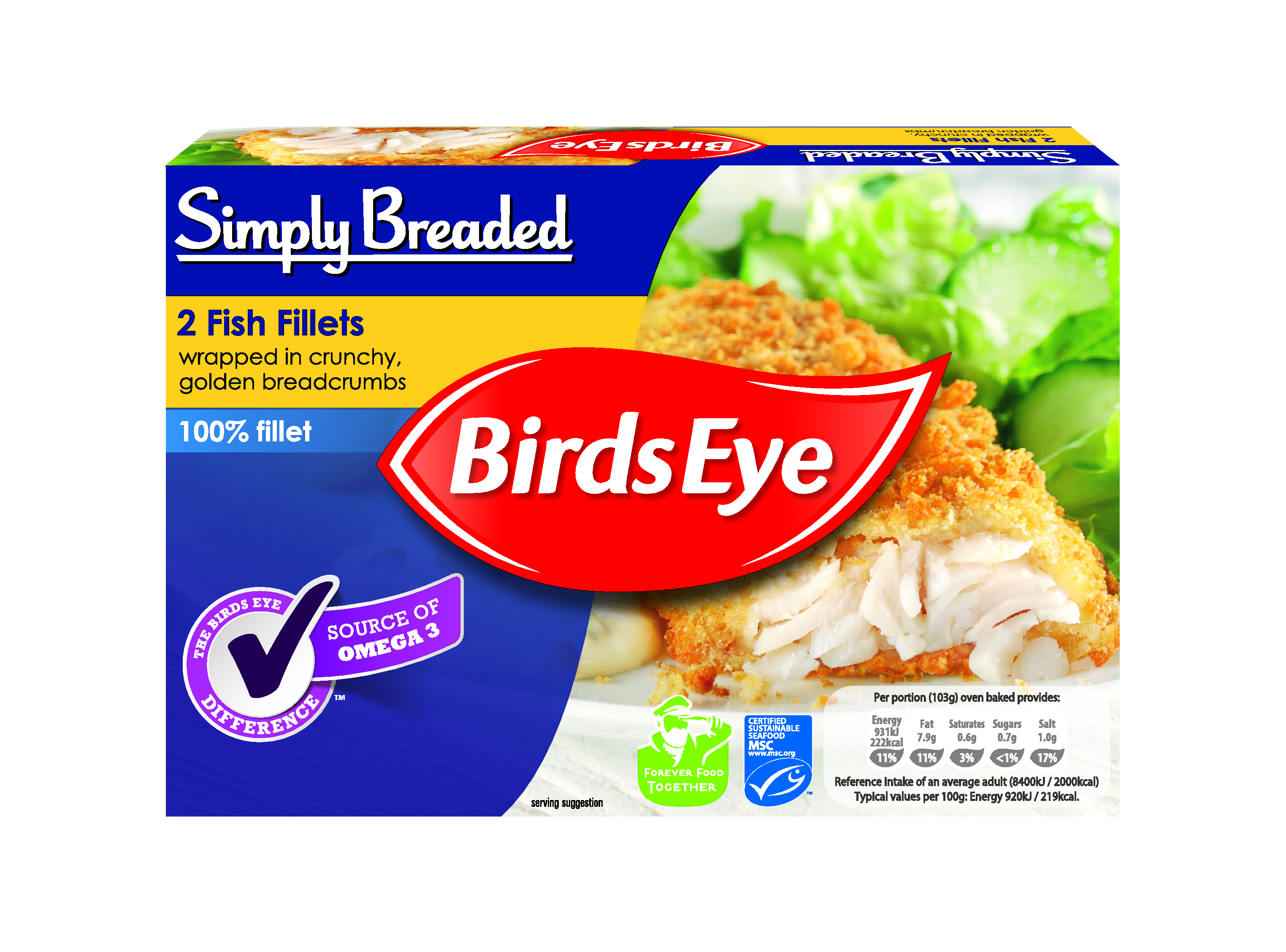 Birds Eye revamps Captain and simplifies logo in £60m brand