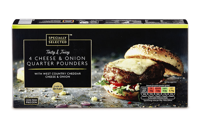 British Frozen Food Awards - Cheese and Onion Quarter Pounders