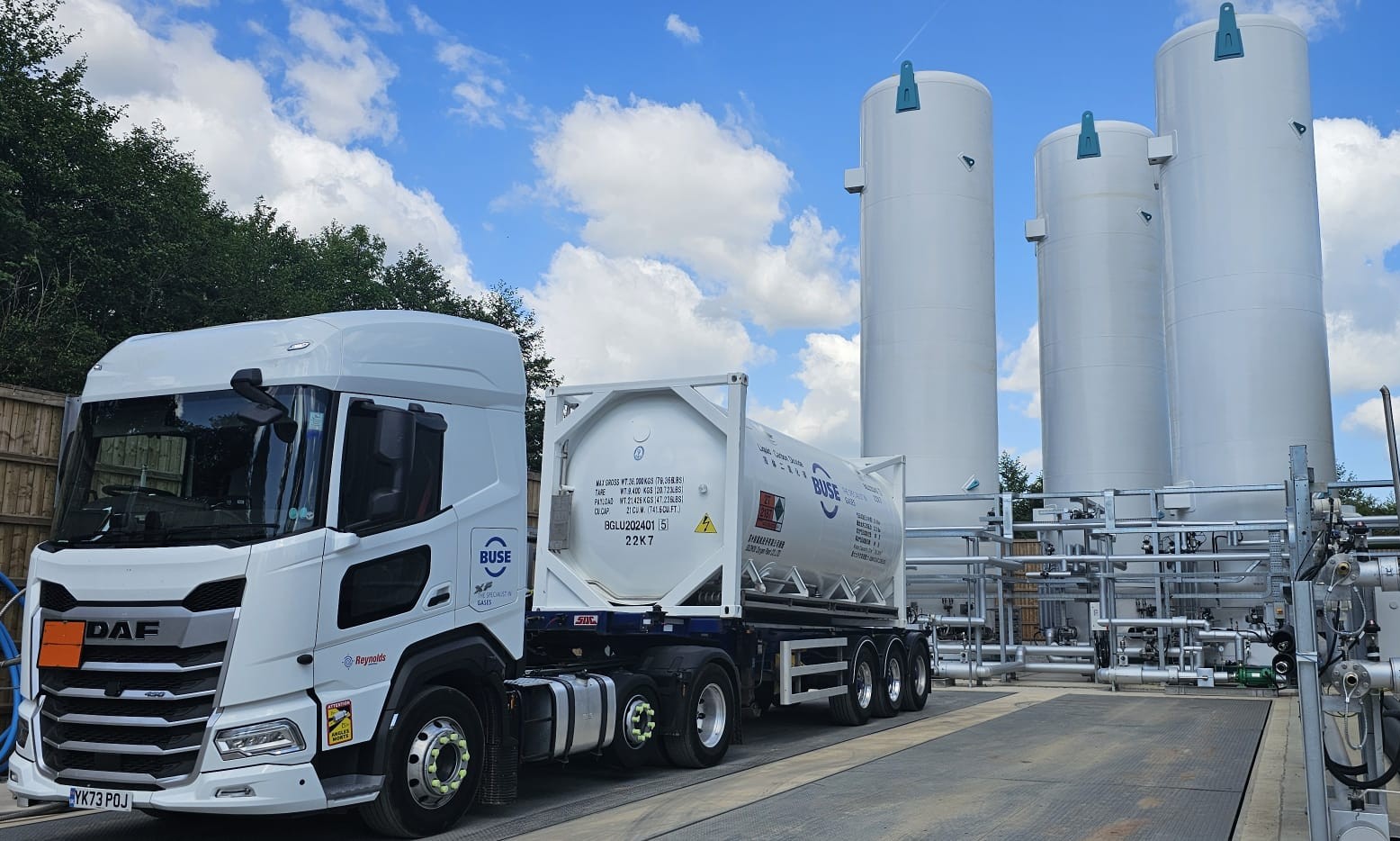 BUSE GASES LTD – INTEGRATED GAS STORAGE SOLUTIONS SUPPLY, RECOVERY & OPTIMISATION FOR THE FOOD INDUSTRY
